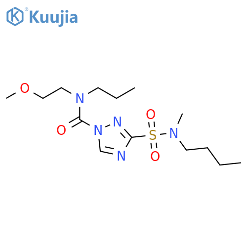 1H-1,2,4-Triazole-1-carboxamide, 3-[(butylmethylamino)sulfonyl]-N-(2-methoxyethyl)-N-propyl- structure