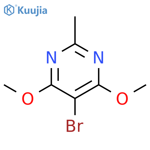 5-Bromo-4,6-dimethoxy-2-methylpyrimidine structure