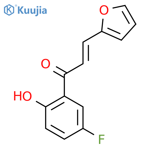 2-Propen-1-one, 1-(5-fluoro-2-hydroxyphenyl)-3-(2-furanyl)- structure