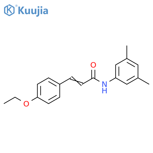 (2E)-N-(3,5-dimethylphenyl)-3-(4-ethoxyphenyl)prop-2-enamide structure
