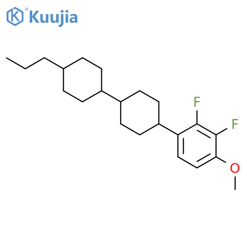 TRANS,TRANS-4''-(2,3-DIFLUORO-4-METHOXY-PHENYL)-4-PROPYL-BICYCLOHEXYL structure