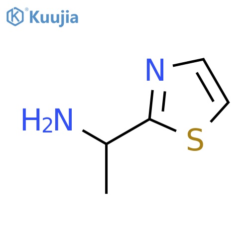 1-thiazol-2-ylethanamine structure