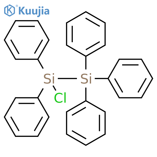 Disilane, chloropentaphenyl- structure