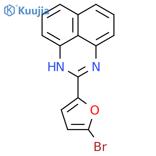 1H-Perimidine, 2-(5-bromo-2-furanyl)- structure