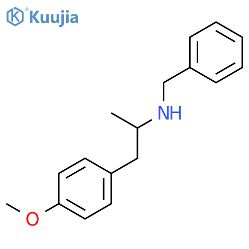 N-Benzyl-1-(4-methoxyphenyl)propan-2-amine structure