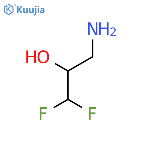 3-amino-1,1-difluoropropan-2-ol structure
