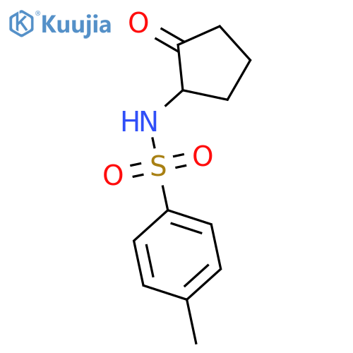 BENZENESULFONAMIDE, 4-METHYL-N-(2-OXOCYCLOPENTYL)- structure