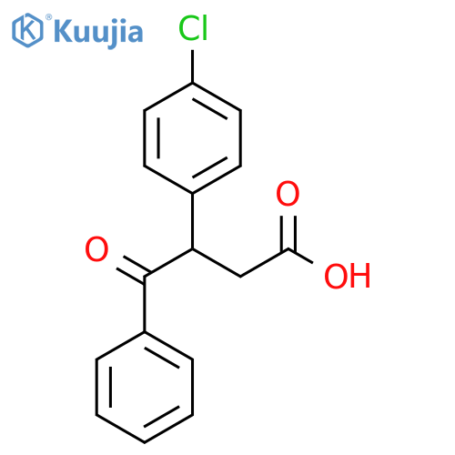 3-(4-Chlorophenyl)-4-oxo-4-phenylbutanoic acid structure