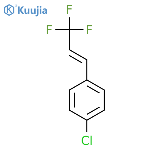 Benzene, 1-chloro-4-[(1E)-3,3,3-trifluoro-1-propenyl]- structure
