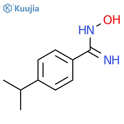 N'-hydroxy-4-(propan-2-yl)benzene-1-carboximidamide structure