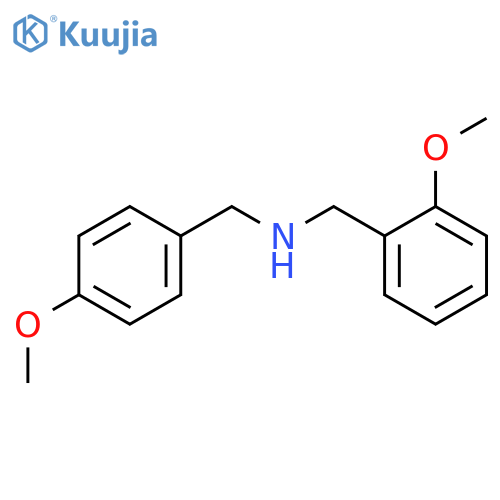 N-(4-Methoxybenzyl)-1-(2-methoxyphenyl)methanamine Hydrochloride structure