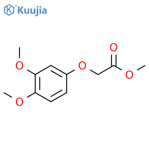 Acetic acid, (3,4-dimethoxyphenoxy)-, methyl ester structure