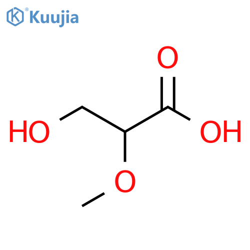 3-Hydroxy-2-methoxypropanoic acid structure