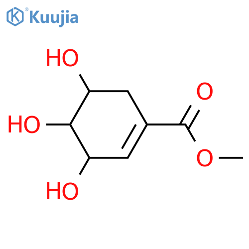 3,4,5-Trihydroxy-1-cyclohexene-1-carboxylic acid; (3RS,4SR,5RS)-form, Me ester structure