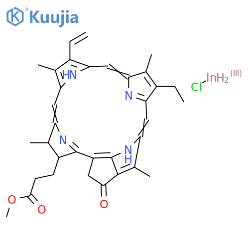 Pyrophaeophorbide a; Me ester, complex with indium chloride (InCl) structure