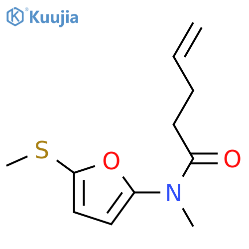 4-Pentenamide,N-methyl-N-[5-(methylthio)-2-furanyl]- structure