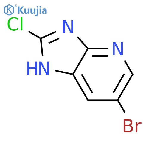 6-bromo-2-chloro-3H-imidazo4,5-bpyridine structure