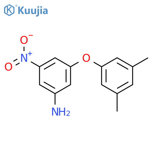 3-(3,5-dimethylphenoxy)-5-nitroaniline structure