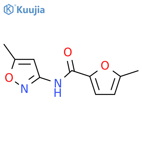 5-Methyl-furan-2-carboxylic acid (5-methyl-isoxazol-3-yl)-amide structure
