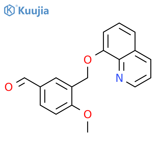 4-methoxy-3-[(quinolin-8-yloxy)methyl]benzaldehyde structure