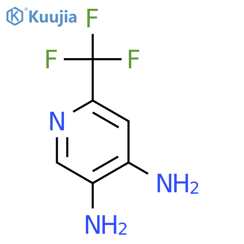 6-(Trifluoromethyl)pyridine-3,4-diamine structure