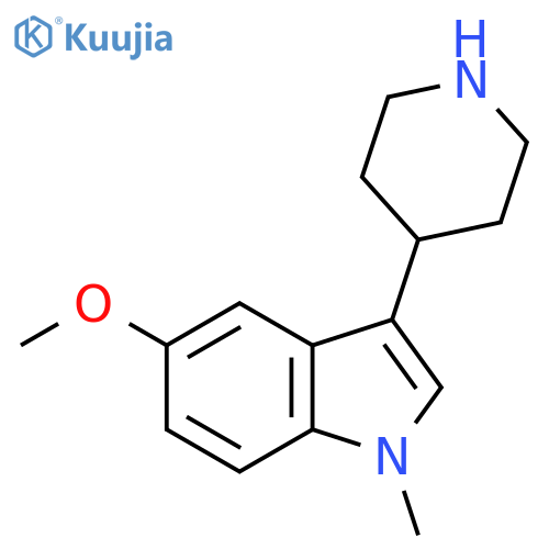 5-methoxy-1-methyl-3-piperidin-4-ylindole structure