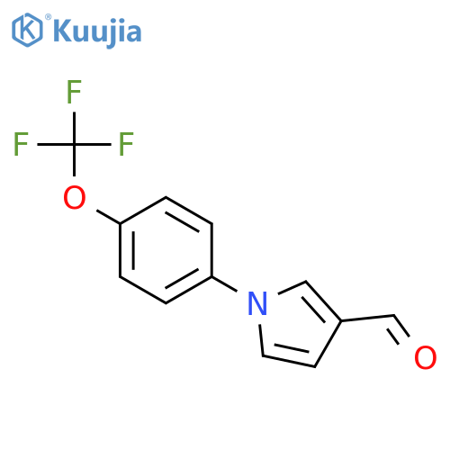1-4-(Trifluoromethoxy)phenyl-1H-pyrrole-3-carbaldehyde structure