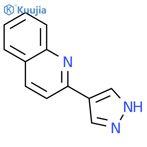 4-(Quinolin-2-yl)-1H-pyrazole structure