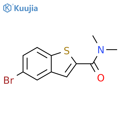 Benzo[b]thiophene-2-carboxamide, 5-bromo-N,N-dimethyl- structure