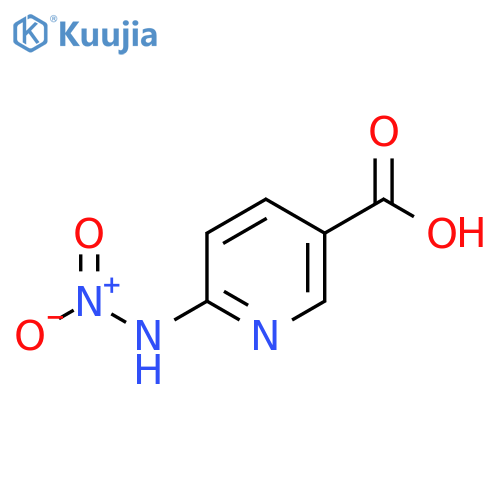 6-(Nitroamino)-3-pyridinecarboxylic acid structure