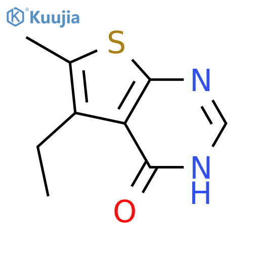 5-Ethyl-6-methylthieno2,3-dpyrimidin-4(3H)-one structure