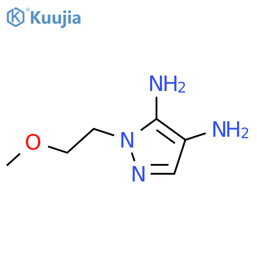 1H-Pyrazole-4,5-diamine,1-(2-methoxyethyl)- structure