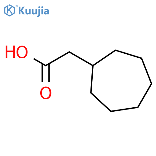 2-Cycloheptylacetic acid structure