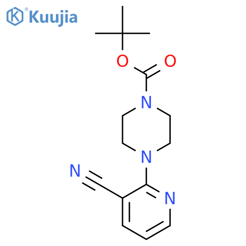 tert-Butyl 4-(3-cyanopyridin-2-yl)piperazine-1-carboxylate structure