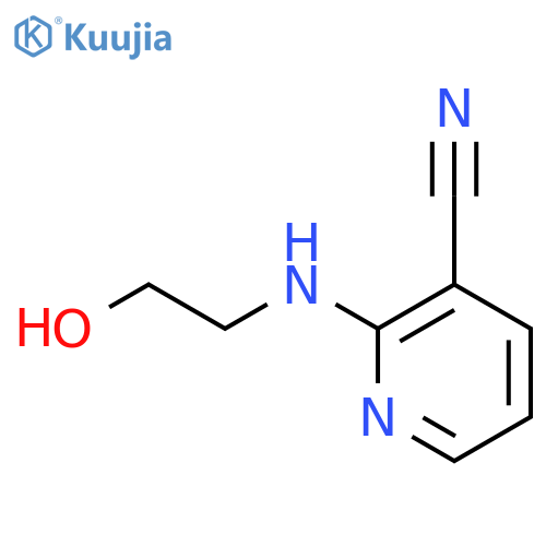 2-(2-Hydroxyethylamino)nicotinonitrile structure