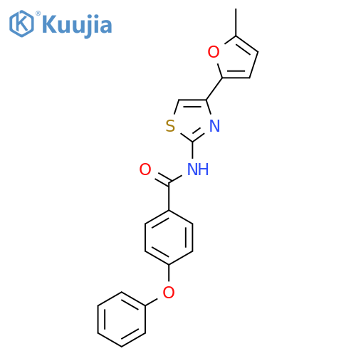 N-4-(5-methylfuran-2-yl)-1,3-thiazol-2-yl-4-phenoxybenzamide structure