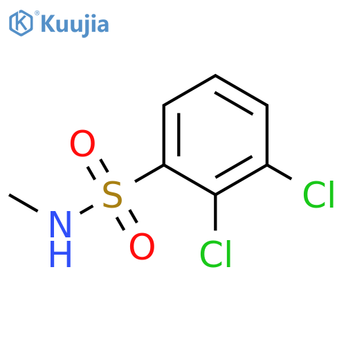 2,3-dichloro-N-methylbenzene-1-sulfonamide structure