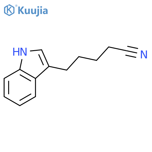 5-(1H-indol-3-yl)pentanenitrile structure