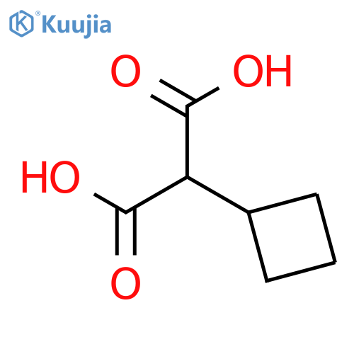 2-cyclobutylpropanedioic acid structure
