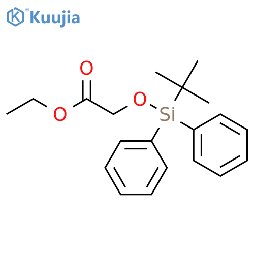 Acetic acid, [[(1,1-dimethylethyl)diphenylsilyl]oxy]-, ethyl ester structure