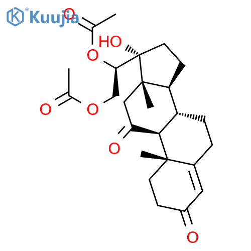 20β-Dihydrocortisone O-Diacetate structure