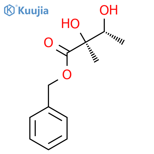 Benzyl (2S,3R)-2,3-Dihydroxy-2-methylbutyrate structure
