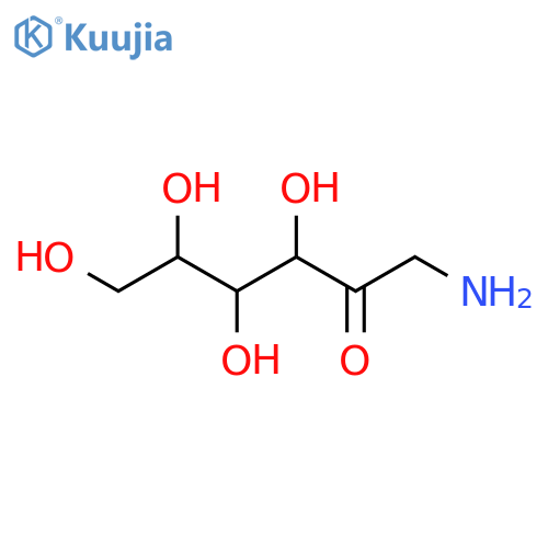 D-Fructose,1-amino-1-deoxy- structure