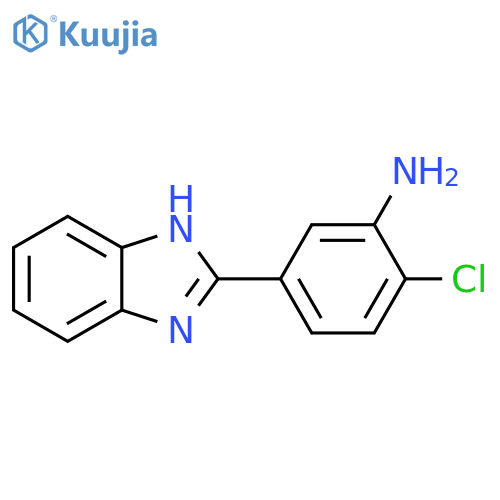 5-(1H-benzo[d]imidazol-2-yl)-2-chloroaniline structure