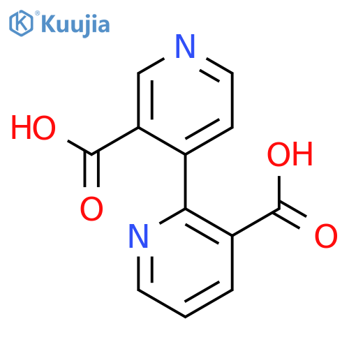 [2,4'-Bipyridine]-3,3'-dicarboxylic acid structure