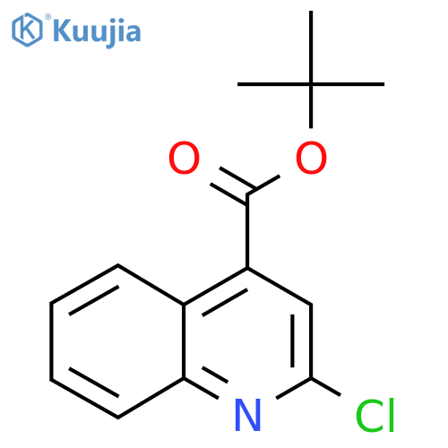 Tert-butyl 2-chloroquinoline-4-carboxylate structure
