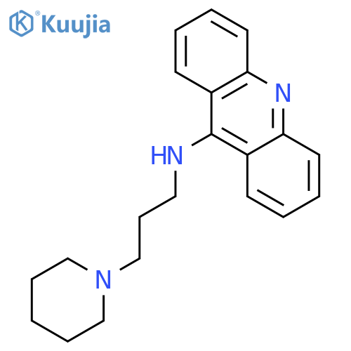 9-Acridinamine, N-[3-(1-piperidinyl)propyl]- structure