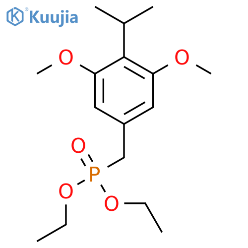 Diethyl (4-isopropyl-3,5-dimethoxybenzyl)phosphonate structure