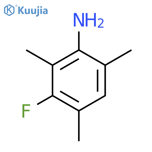 3-fluoro-2,4,6-trimethylaniline structure