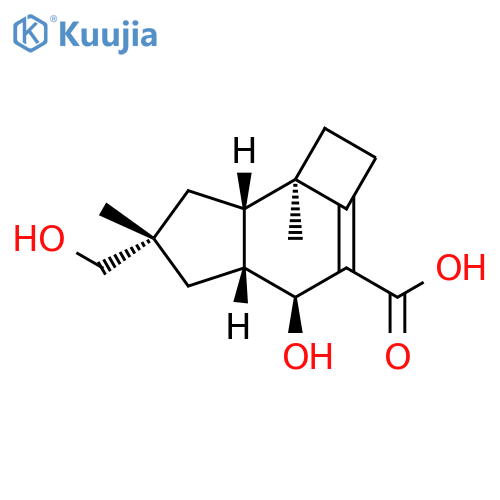 (4S,4aR,6R,7aS,7bR)-2,4,4a,5,6,7,7a,7b-Octahydro-4-hydroxy-6-(hydroxymethyl)-6,7b-dimethyl-1H-cyclobut[e]indene-3-carboxylic acid structure